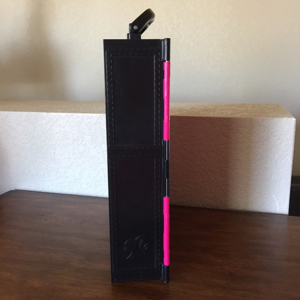 2011 Mattel Pink & Black Barbie Doll Wardrobe Case - Picture 4 of 10